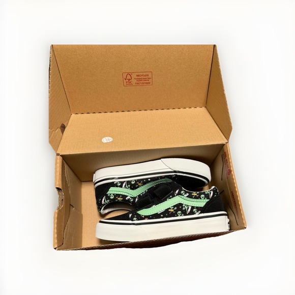 Children Unisex Shoes Vans Kids Old Skool Glow cosmic 11